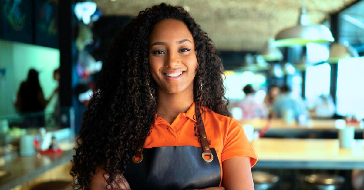 Profissional em restaurante